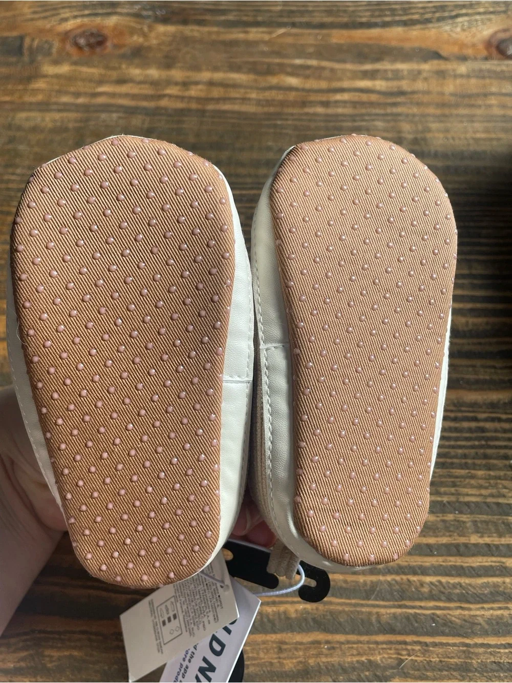 Old Navy Kids 18-24 month Ballet Flats with Bow - Beige, new